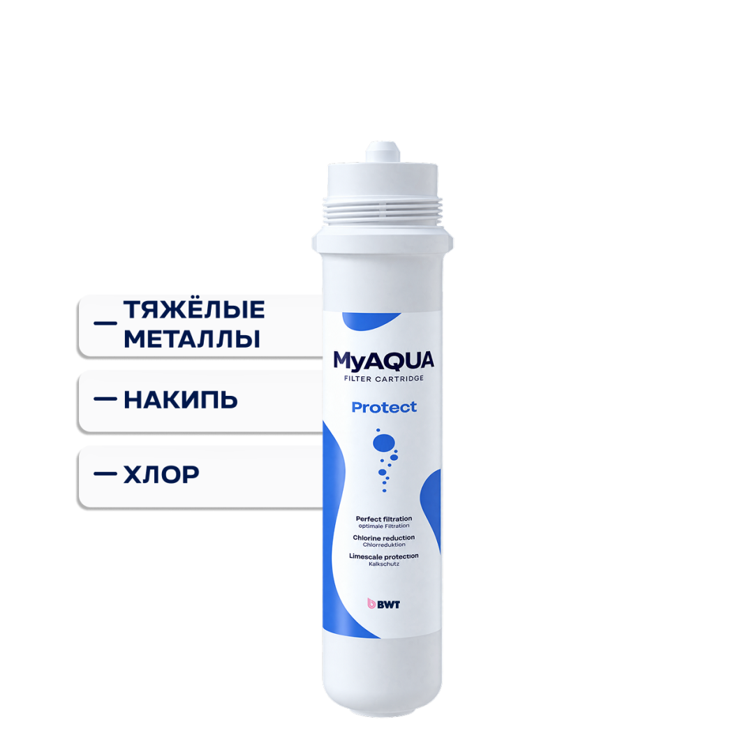 Сменный фильтр BWT MyAQUA Protect: защита от накипи