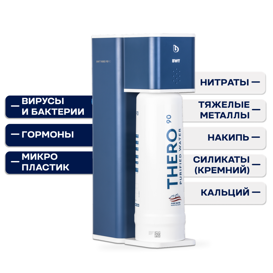 Система обратного осмоса BWT THERO 90PRO без накопительного бака
