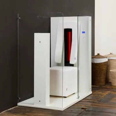 Одноместная инфракрасная кабина b-intense air solo матовая белая